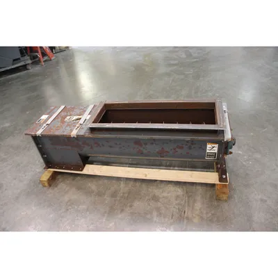 Used 12" Dia. X 5' long Carbon Steel Screw Auger Feeder [PART]