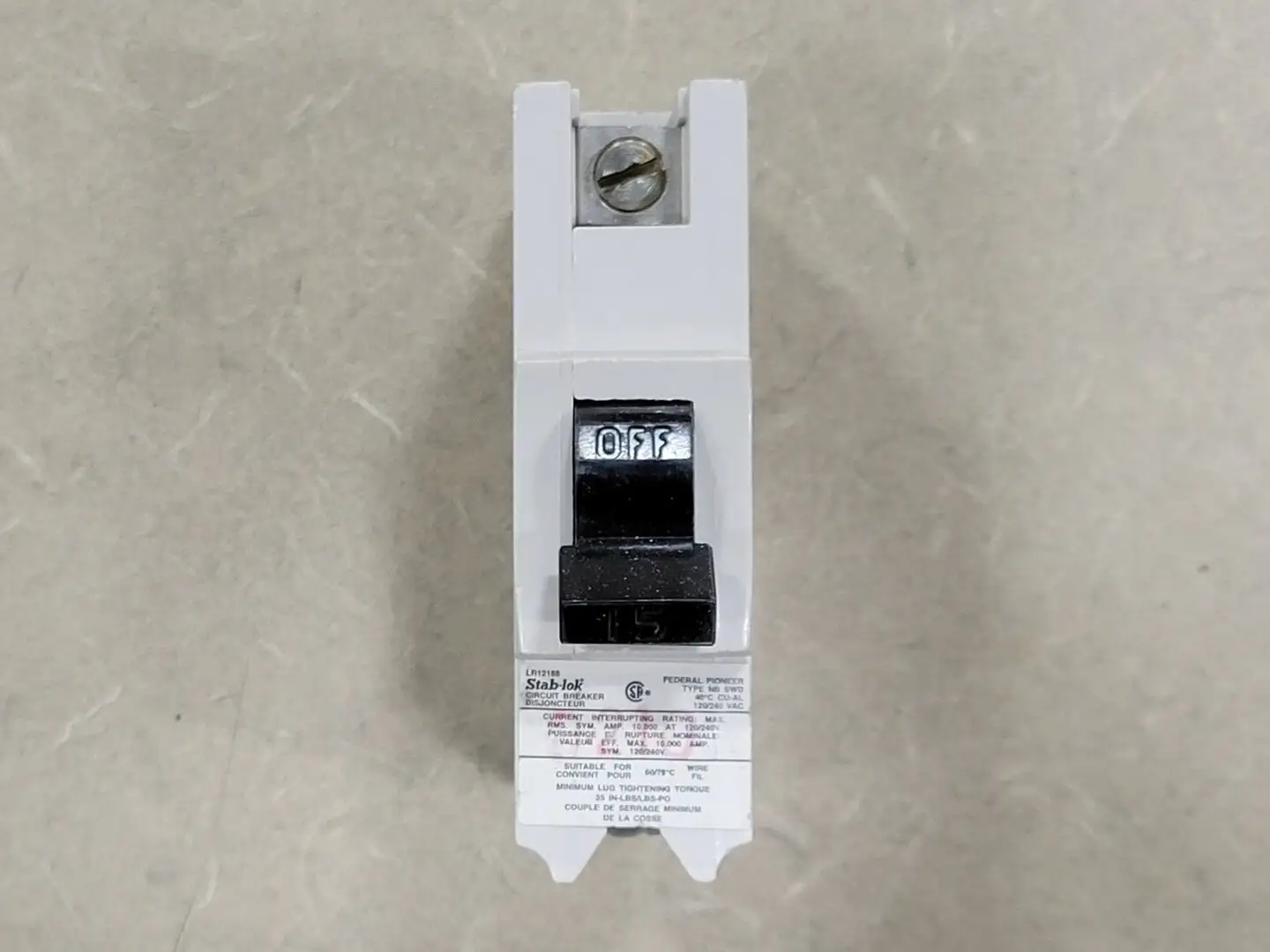 USED FEDERAL PIONEER NB115