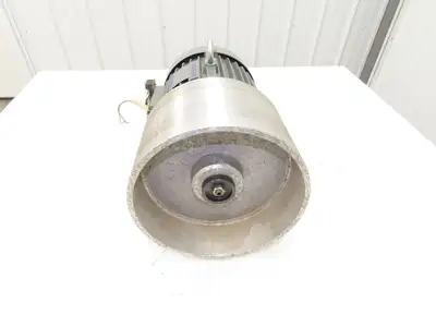 Superb Electric TEIFH Pin Router Motor w/Pulley 7.5Hp 1720/3450RPM 460V 3PH 112M