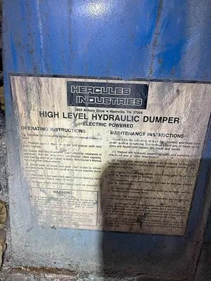 USED HERCULES BARREL DUMPER