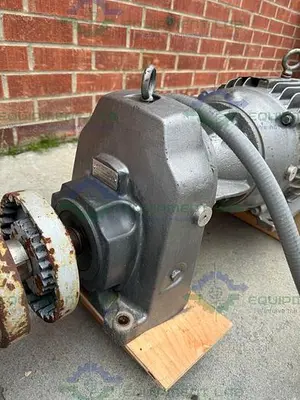 USED IDEX WRIGHT FLOW / VIKING S4S DURALOBE ROTARY LOBE PUMP  W/ 15 HP MOTOR
