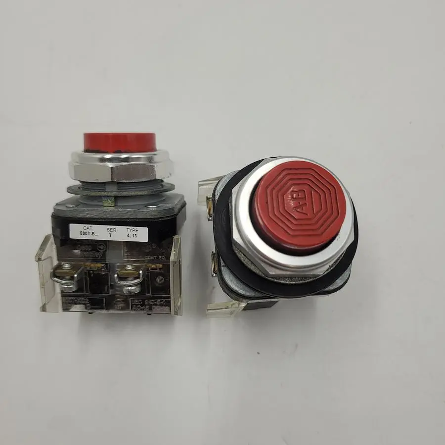 USED ABB ABB 800T B SER T PUSH RED OFF SWITCH
