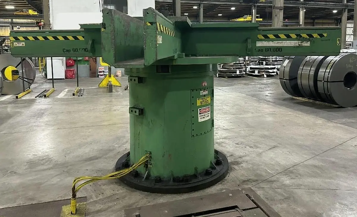 60,000 Lbs Red Bud 4 Arm Entry Turnstile