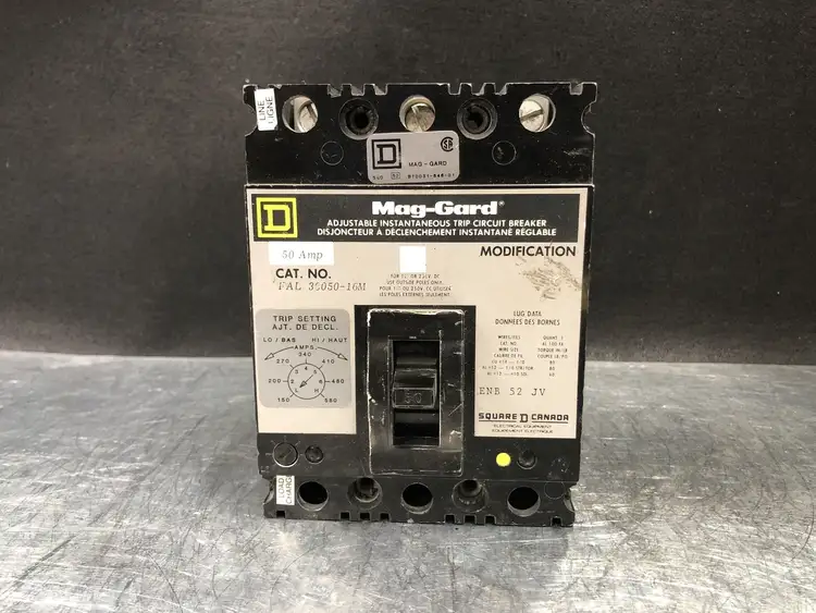 Used SQUARE D FAL36050-16M Switchgears British Columbia CA | Lenmark #244048