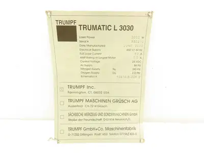 Witt Gasetechnik KM40-3T V11 Gas Mixer Manifold He/N2/CO2  - Trumpf 3000 Laser