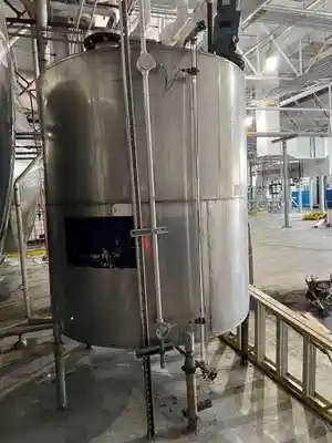 1000 gal stainless steel mix tank