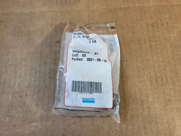 New | in-Stock SANDVIK 001552-005 Parts (Hydraulics and Pneumatics) British Columbia CA | Lenmark #328249