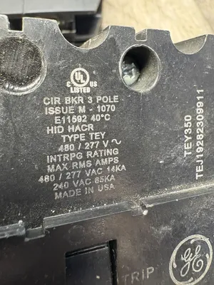 Used GENERAL ELECTRIC TEY350 Circuit Breakers South Carolina US | ESS Industrial Equipment Sales #1251277