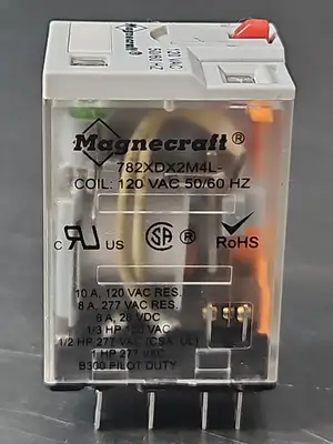 Schneider Magnecraft 782XDX2MAL Relay lot w/5 loc4D39