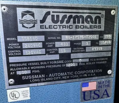 USED SUSSMAN SSB180