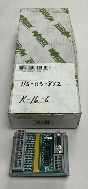 New | in-Stock WAGO 51012338 I/O Boards & Replacement Parts Ohio US | Surplus Asset Holdings #1262457