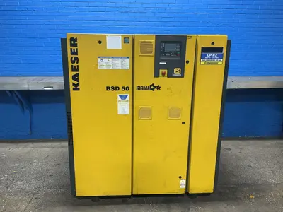 Used 2011 KAESER BSD 50 Rotary Screw & Sliding Vane Air Compressors Ohio US | HGR 24 #1705011