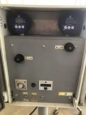 SSI Enclosed Digital Gas Pressure Control / Regulator w/ Timer & Counter
