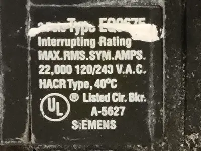 USED SIEMENS EQ9675