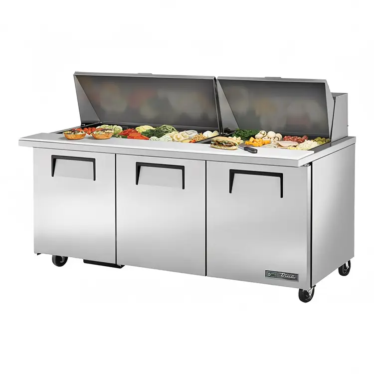 Used True TSSU-72-30M-B-ST-HC Food Prep Tables Illinois US | Falcon Restaurant Supply #1374165