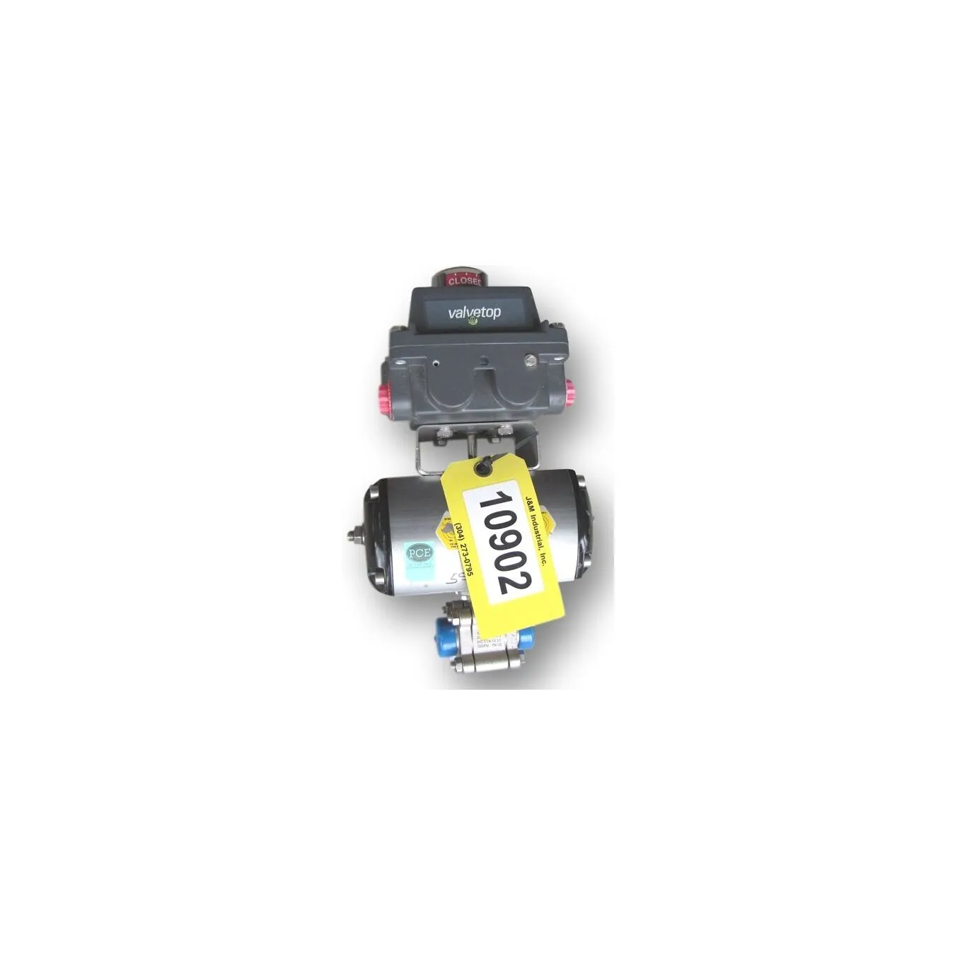 USED MARS PNEUMATIC ACTUATED BALL VALVE - SERIES 88