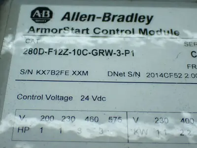 USED ALLENBRADLEY 280DFN10C