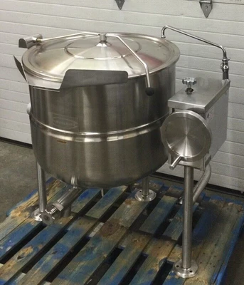 167-0262 Cleveland KDL40T 40-Gallon Manual Tilt Steam Kettle