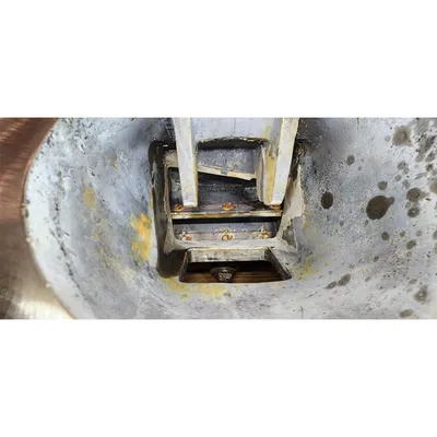 Used 8" dia. Side Entry Flo-tronics Stainless Steel Offset Rotary Feeder Airlock