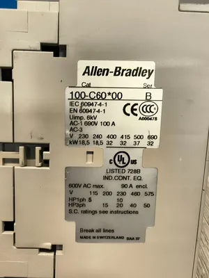 Allen-Bradley 100-C60*00 Definite Purpose Contactors | ESS Industrial Equipment Sales (7)