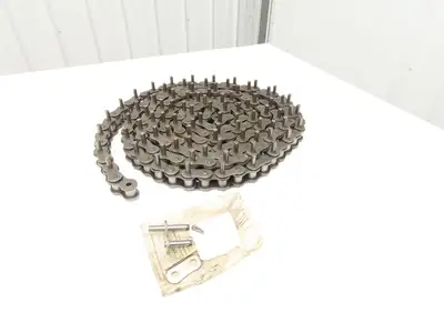 Tsubaki RS100 Riveted Roller Chain w/D-1 Attachment 18' Length