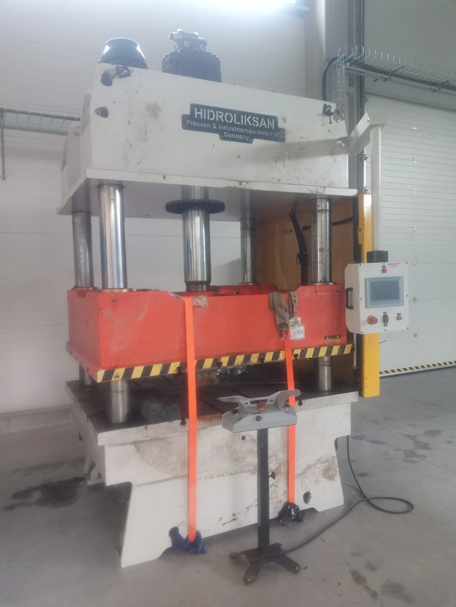 HIDROLIKSAN 4-Columns Electrohydraulic Press, in very good used condition