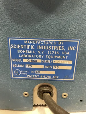 SI Scientific Industries Vortex G-560 Genie 2 Laboratory Mixer 600-3200RPM