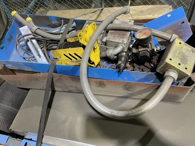 Buschman 606 Roller Conveyer set Width: 22", Length: 40', w/ mot