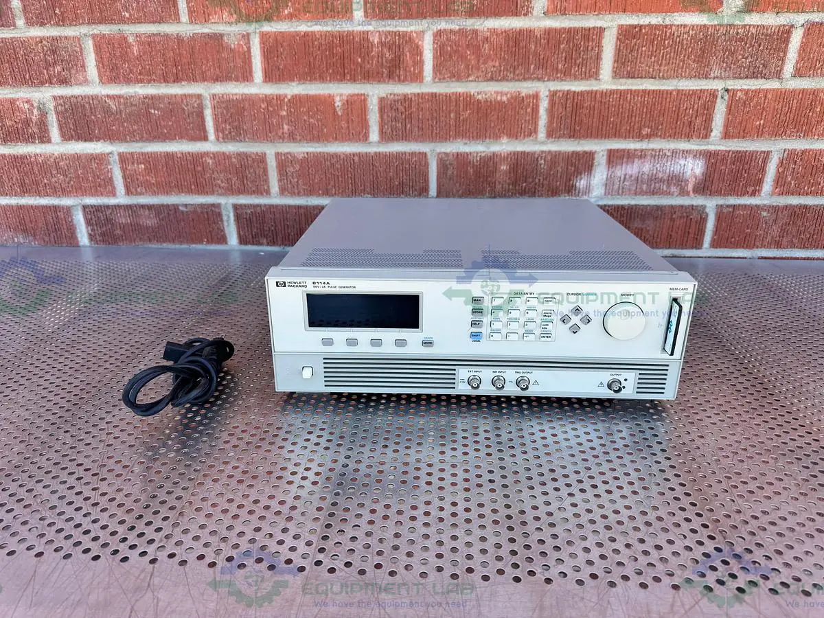 Used HP HEWLETT PACKARD 8114A HIGH POWER PULSE GENERATOR 100V / 2A Pulse Generators California US | Equipment Lab #1302718