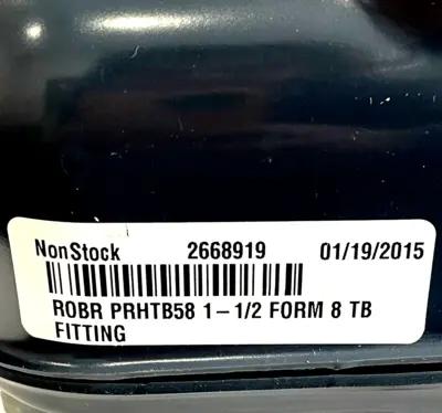 NEW PLASTI-BOND REDH2OT TB58G CONDUIT OUTLET PRHTB58 1-1/2 FORM 8 TYPE TB