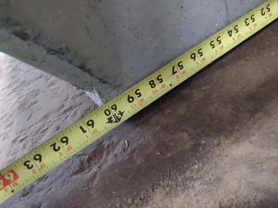 10' X 6' X 13" STEEL LAYOUT TABLE: STOCK #23784