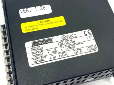 USED ELECTRO-CRAFT BRU SER ADVANTAGE LINE SERVO DRIVE 1-PHASE