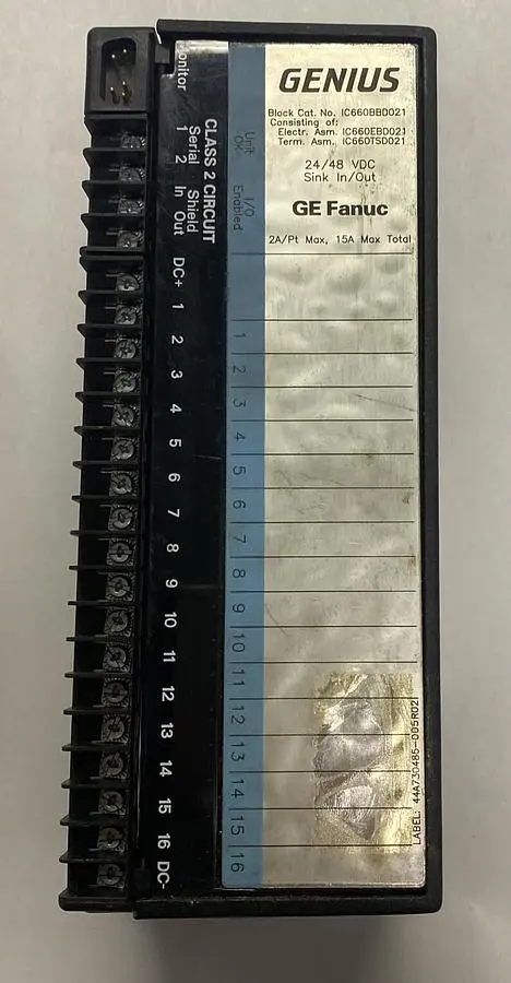 Used GE FANUC IC660BBD021 Misc Electrical & Power Parts Ohio US | Surplus Asset Holdings #1241344