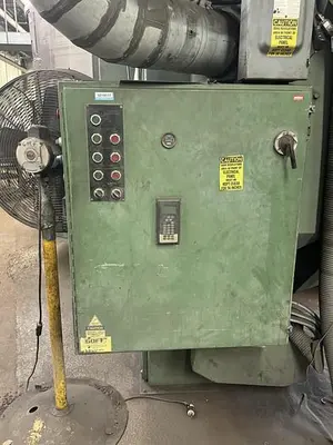 USED 2008 GOFF 3672-D SPINNER HANGER SHOT BLASTING MACHINE