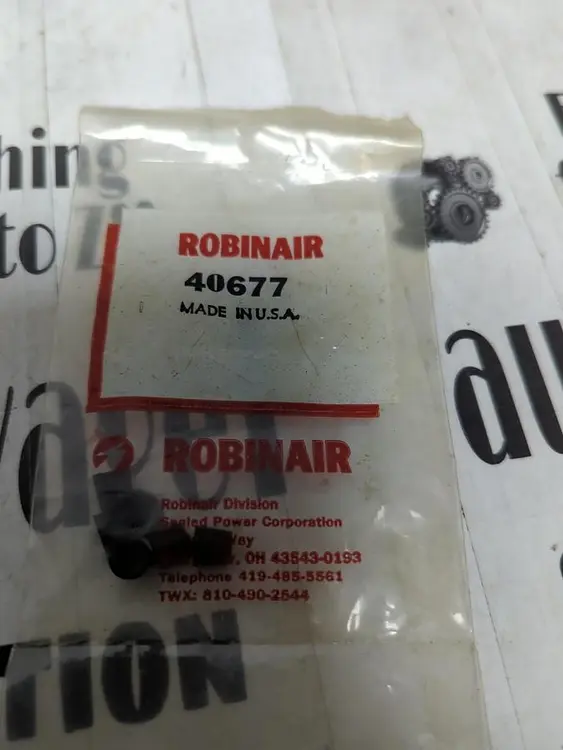 New | in-Stock ROBINAIR 40677 Pump & Valve Parts Ohio US | Surplus Asset Holdings #1240865