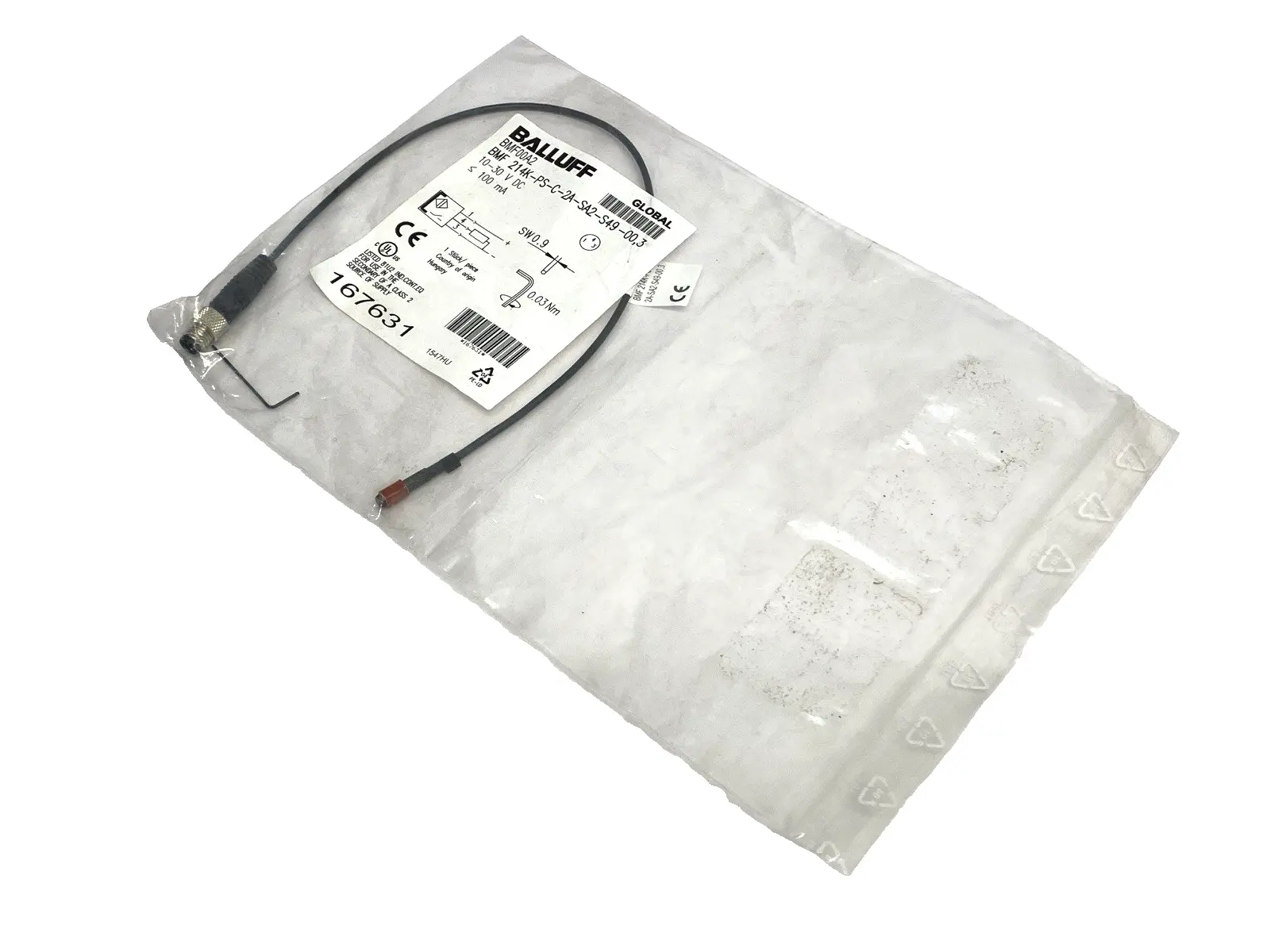 USED BALLUFF BMF 214K-PS-C-2A-SA2-S49-00,3, BMF00A2