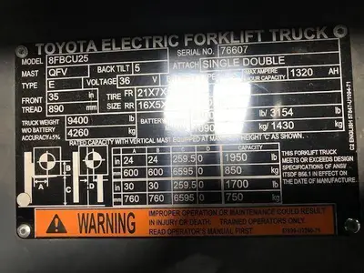Used 2018 TOYOTA 8FBCU25 Misc Forklifts Illinois US | Somerset Equipment Sales #1543068