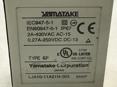 USED YAMATAKE LJA10-11A21N-003
