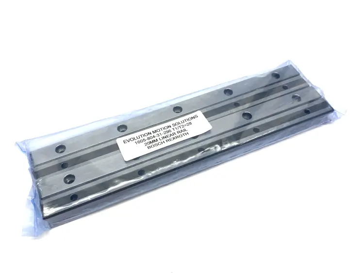 New | in-Stock BOSCH REXROTH GUIDE RAIL SECTION 296MM KSA-020-SNS-N-MA-AK Linear Guides Michigan US | Maverick Industrial Sales #1091961
