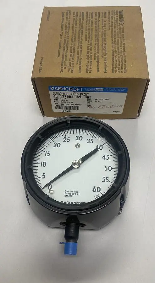 New | in-Stock ASHCROFT 451279AS02L60# Misc Electrical & Power Parts Ohio US | Surplus Asset Holdings #1238655