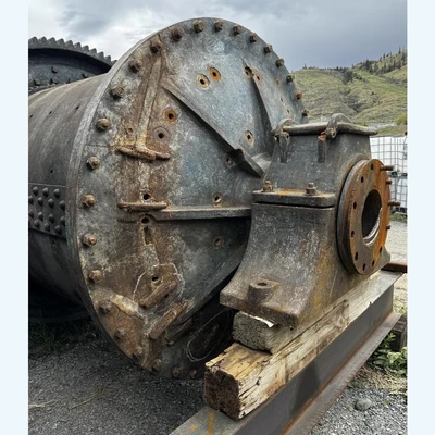 6ft Dia. x 6ft Long Traylor Ball Mill