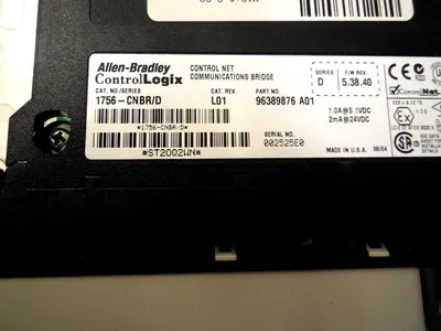 ALLEN BRADLEY 1756-CNBR COMMUNICATIONS BRIDGE SER.D 1756CNBR