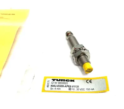 USED TURCK UPROX INDUCTIVE SENSOR NO CONTACT PNP OUTPUT 4600620