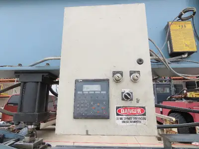 15 Ton 20' Hydraulic Press Brake Punch C-Frame 11-Hole Steel Hole Punch