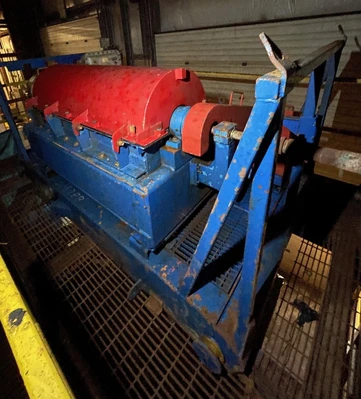 Kemtron KT-1448HD oilfield decanter centrifuge skid, 316SS.