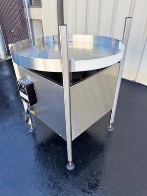 R.E.R Services 36-Inch Rotary Accumulation Table