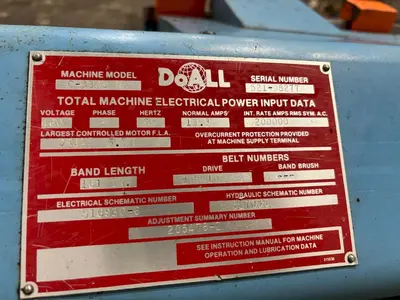 13" X 13" DOALL MODEL #C-3300NC FULLY AUTOMATIC HORIZONTAL BANDSAW: YOBRO #24442