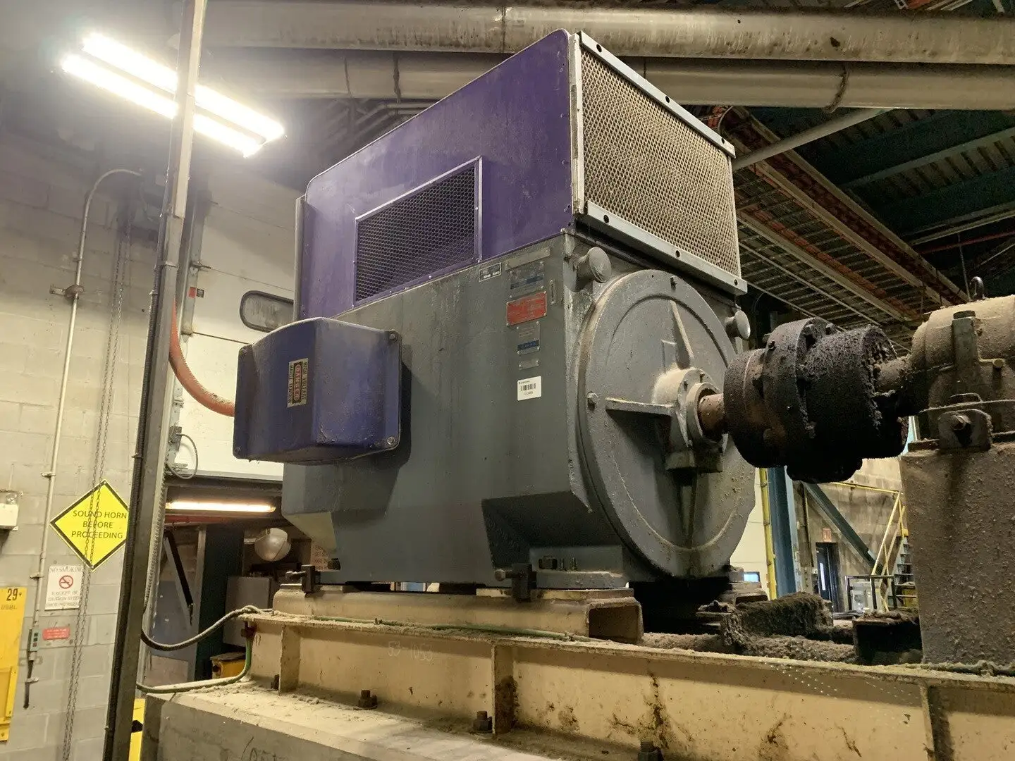 500 hp AC Induction Motor, 2300V, 712 rpm