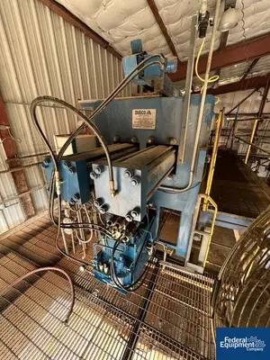 USED Durco 47.24" (1200 MM) Durco Filter Press, Model EPMM1200/32-52