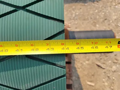 Head Roll 115 mm Shaft 44 in. Face 25 in. OD